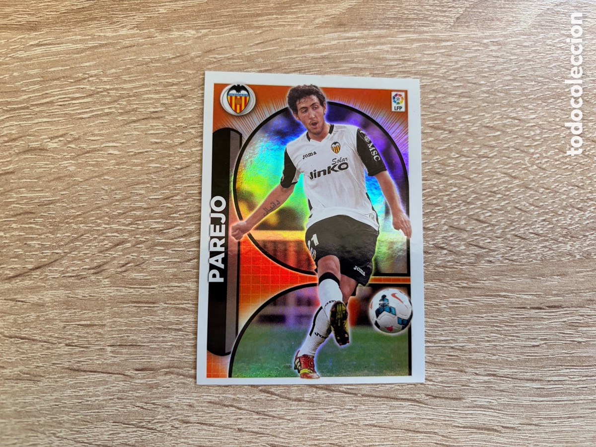 Cromos de f&uacute;tbol: 25 PAREJO BRILLANTE LIGA ESTE EDICIONES ESTE 2014 2015 14 15 VALENCIA CF