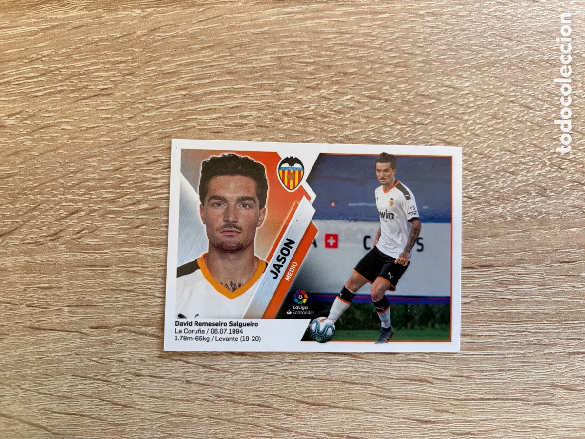 Cromos de f&uacute;tbol: 14 JASON ULTIMOS FICHAJES LIGA ESTE EDICIONES ESTE 2019 2020 19 20 VALENCIA CF
