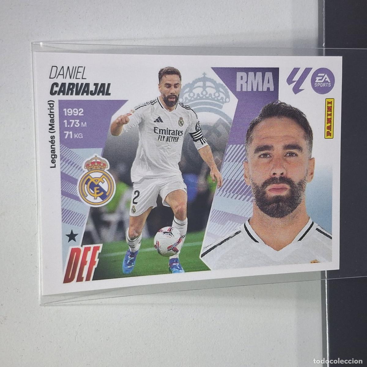 Cromos de f&uacute;tbol: D3 5 DANIEL CARVAJAL REAL MADRID PANINI LIGA ES LIGA ESTE 2025 2026 25 26 PANINI STICKERS CROMOS EA
