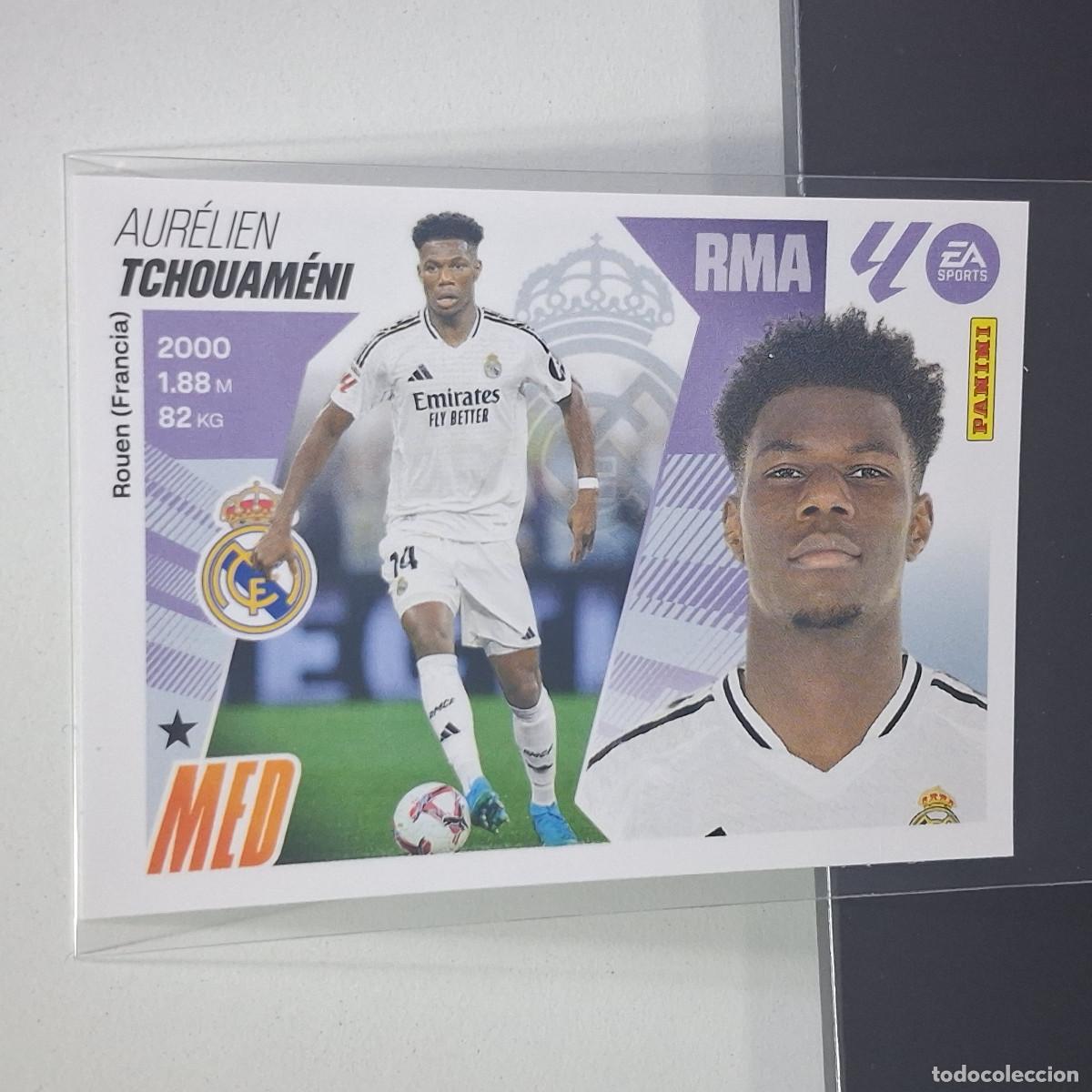 Cromos de f&uacute;tbol: D3 11 TCHOUAMENI AURELIEN REAL MADRID LIGA ESTE 2025 2026 25 26 PANINI STICKERS CROMOS SPORTS