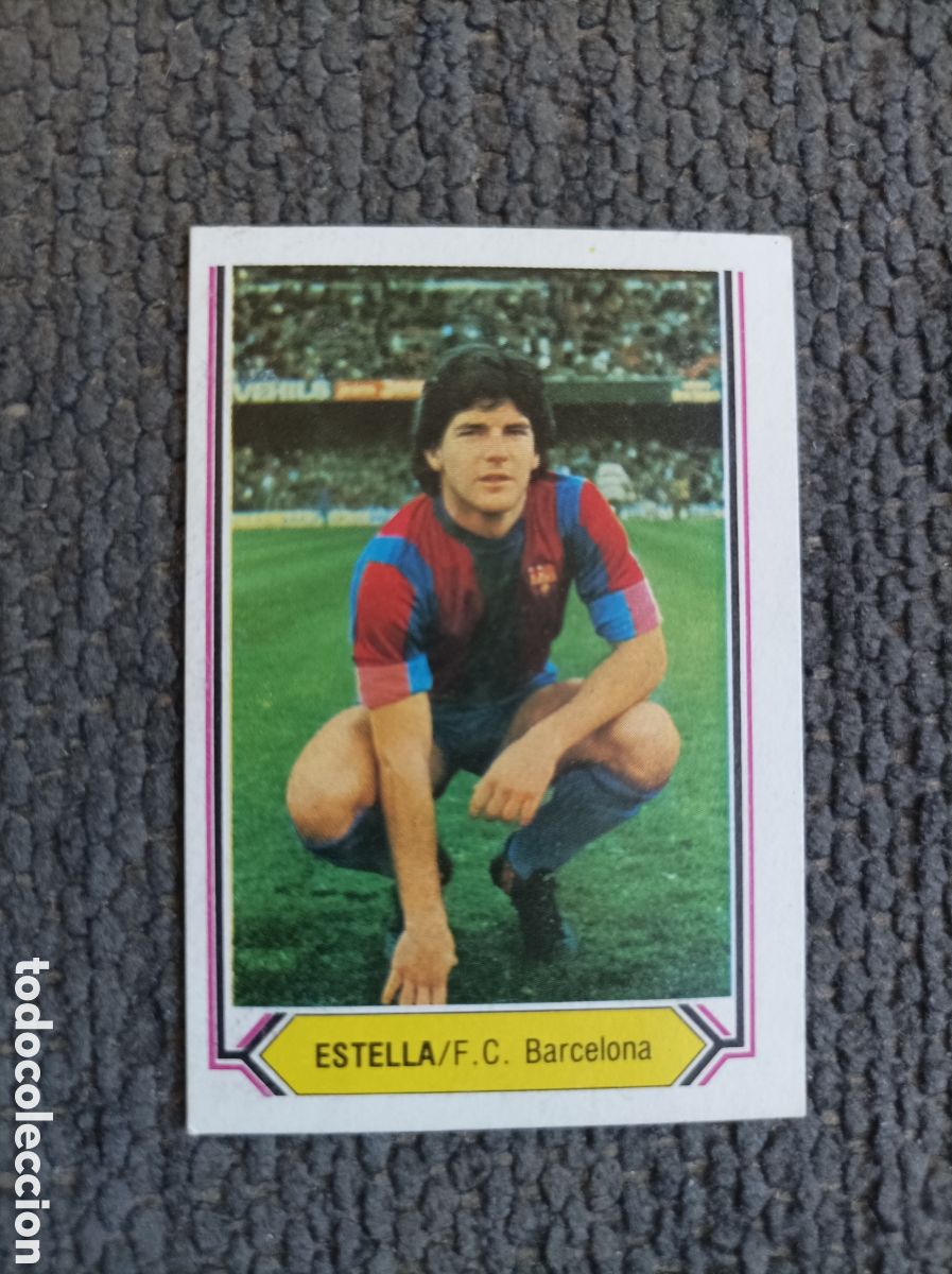 Cromos de f&uacute;tbol: Cromo futbol Estella 80-81 FC Barcelona