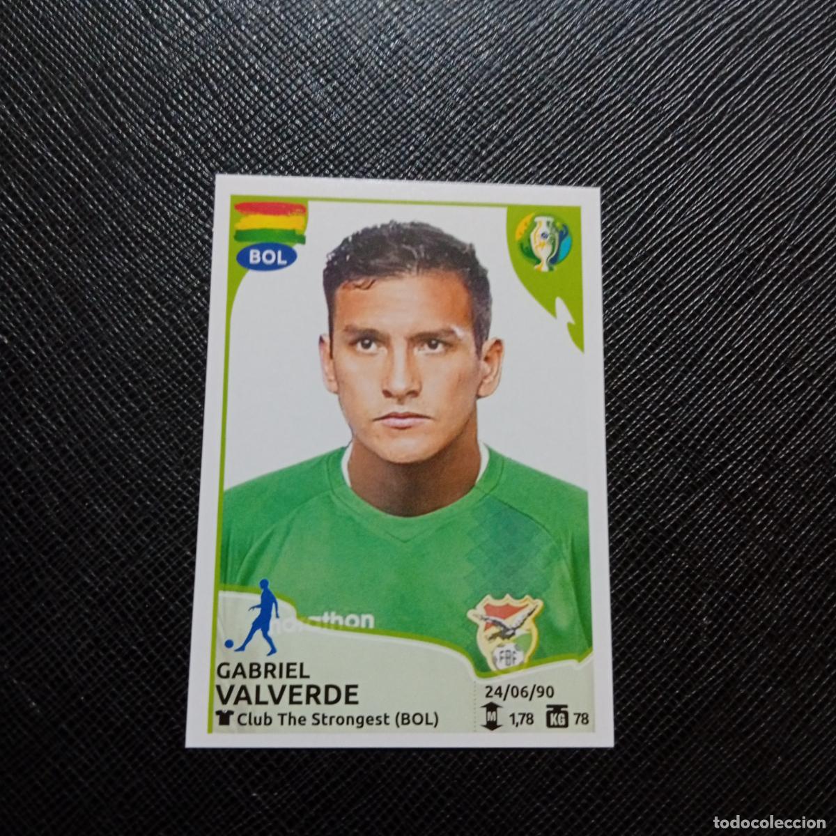 Cromos de f&uacute;tbol: 46 VALVERDE BOLIVIA PANINI COPA AMERICA BRASIL 2019 CROMO FUTBOL 19 - SIN PEGAR B
