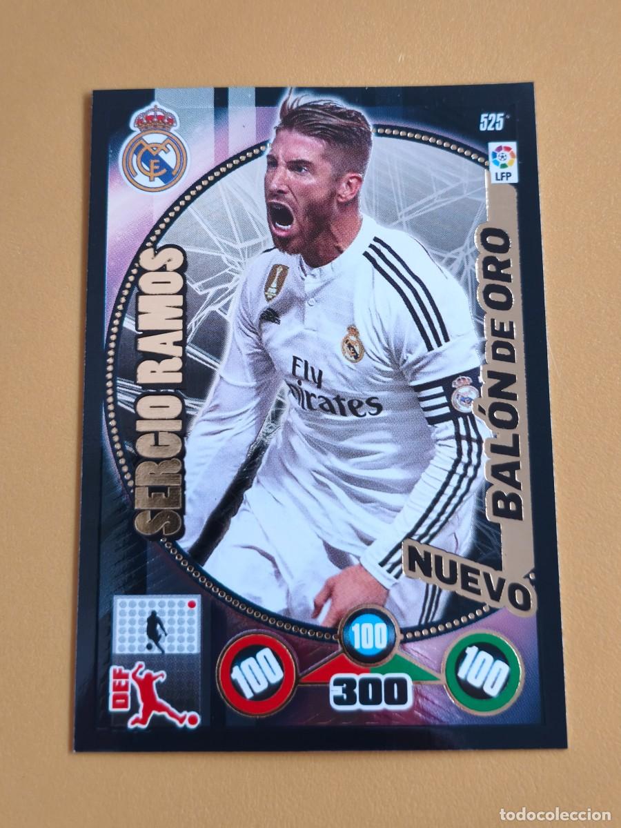Figurine di Calcio: sergio ramos, adrenalyn 2014 15 nuevo balon oro