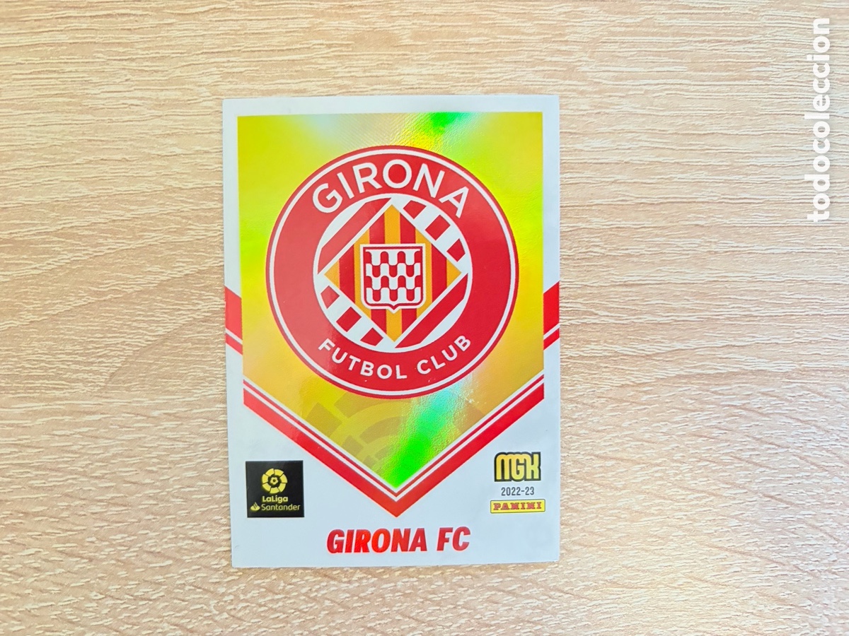 Cromos de f&uacute;tbol: 190 ESCUDO MEGACRACKS MGK PANINI 2022 2023 22 23 GIRONA FC