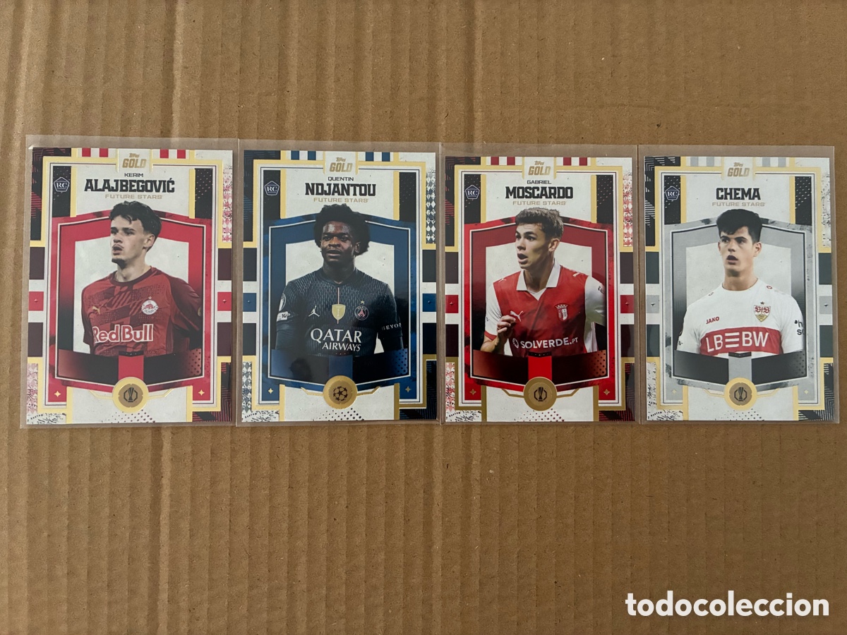 Cromos de f&uacute;tbol: Lote de cartas, Numeradas, Parches, Firma, etc.