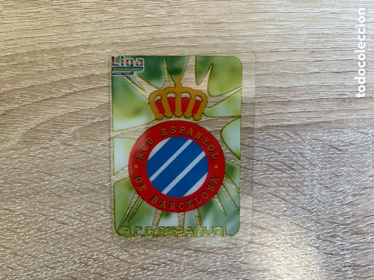 Cromos de f&uacute;tbol: 253 ESCUDO LIGA CRYSTAL MUNDICROMO MUNDICROMO 2006 2007 06 07 RCD ESPANYOL
