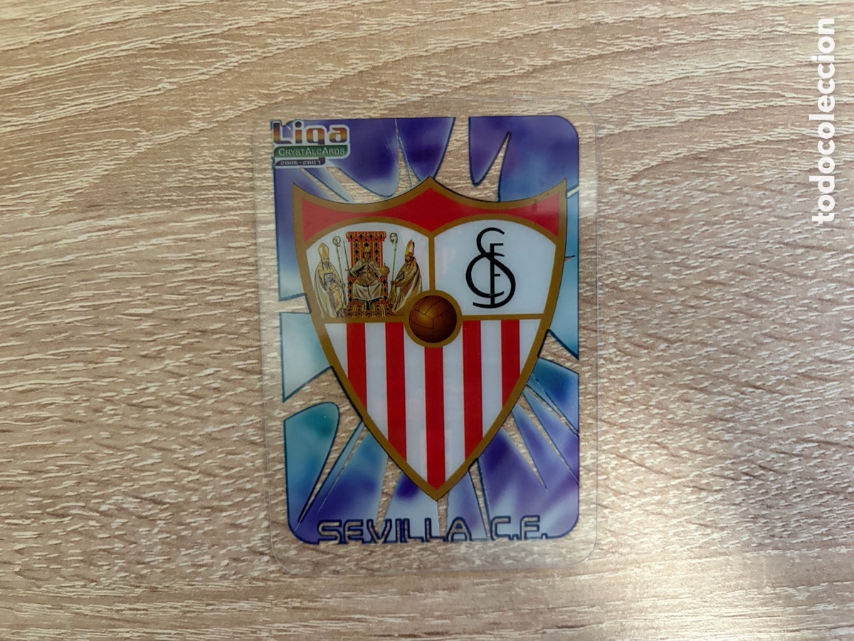 Cromos de f&uacute;tbol: 073 ESCUDO CRYSTAL LIGA MUNDICROMO MUNDICROMO 2006 2007 06 07 SEVILLA FC