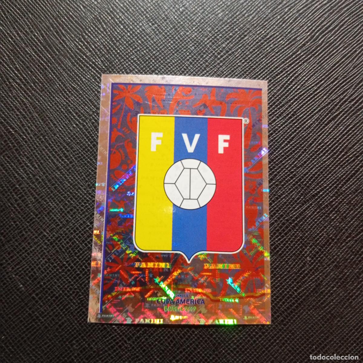 Cromos de f&uacute;tbol: 62 ESCUDO VENEZUELA PANINI COPA AMERICA BRASIL 2019 CROMO FUTBOL 19 - SIN PEGAR