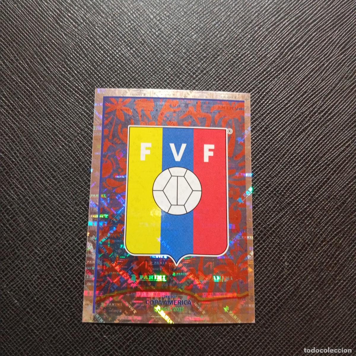 Cromos de f&uacute;tbol: 62 ESCUDO VENEZUELA PANINI COPA AMERICA BRASIL 2019 CROMO FUTBOL 19 - SIN PEGAR