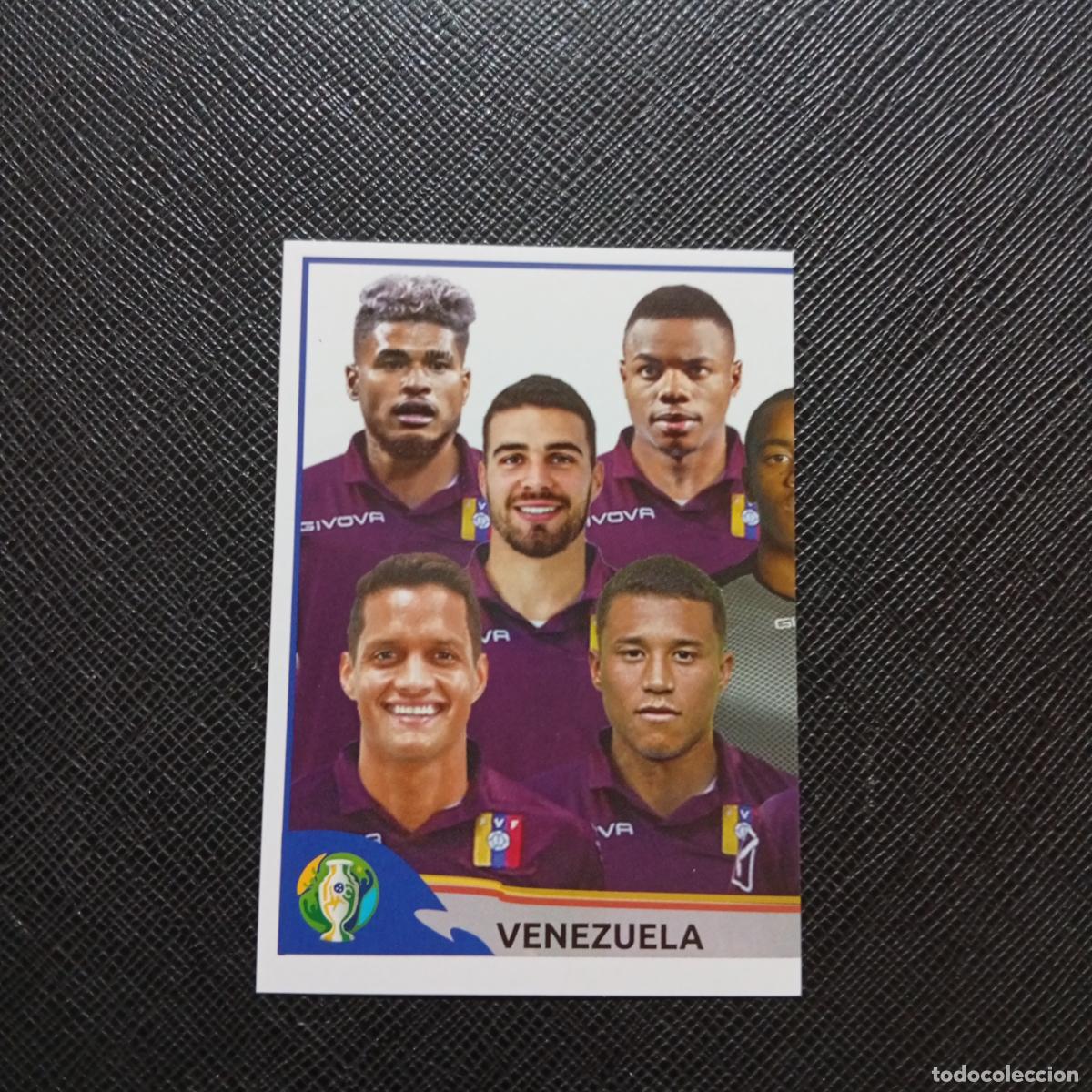 Cromos de f&uacute;tbol: 63 ALINEACION VENEZUELA PANINI COPA AMERICA BRASIL 2019 CROMO FUTBOL 19 - SIN PEGAR