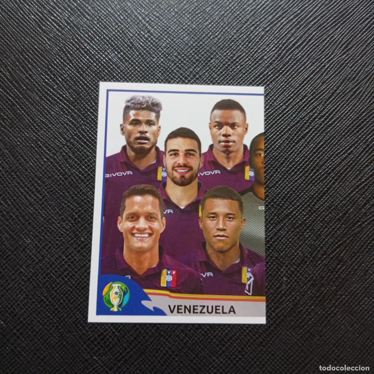 Cromos de f&uacute;tbol: 63 ALINEACION VENEZUELA PANINI COPA AMERICA BRASIL 2019 CROMO FUTBOL 19 - SIN PEGAR C
