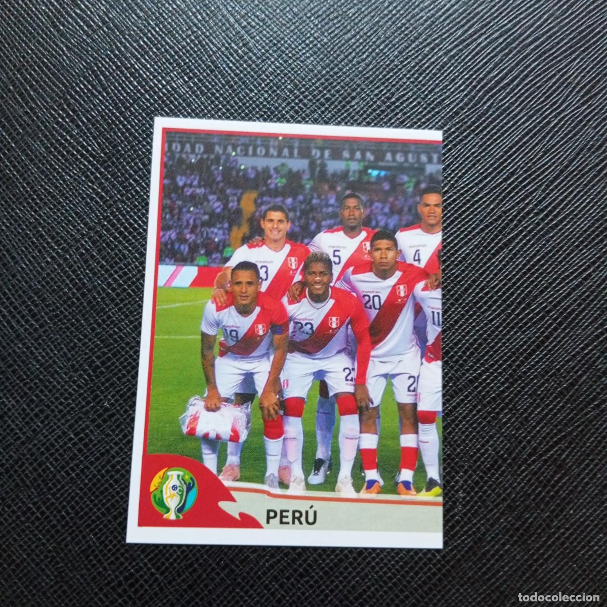 Cromos de f&uacute;tbol: 86 ALINEACION PERU PANINI COPA AMERICA BRASIL 2019 CROMO FUTBOL 19 - SIN PEGAR