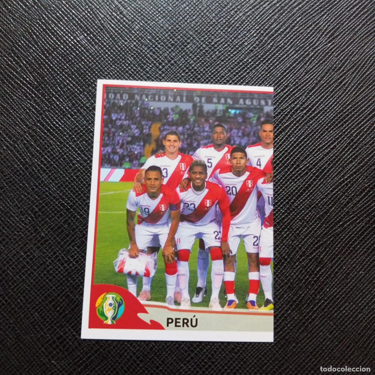 Cromos de f&uacute;tbol: 86 ALINEACION PERU PANINI COPA AMERICA BRASIL 2019 CROMO FUTBOL 19 - SIN PEGAR