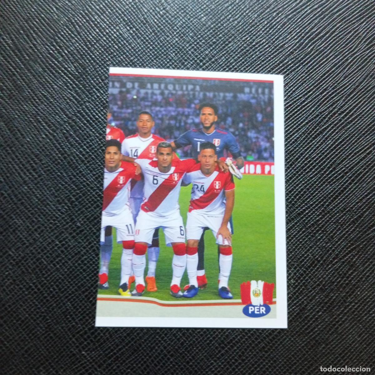 Cromos de f&uacute;tbol: 87 ALINEACION PERU PANINI COPA AMERICA BRASIL 2019 CROMO FUTBOL 19 - SIN PEGAR