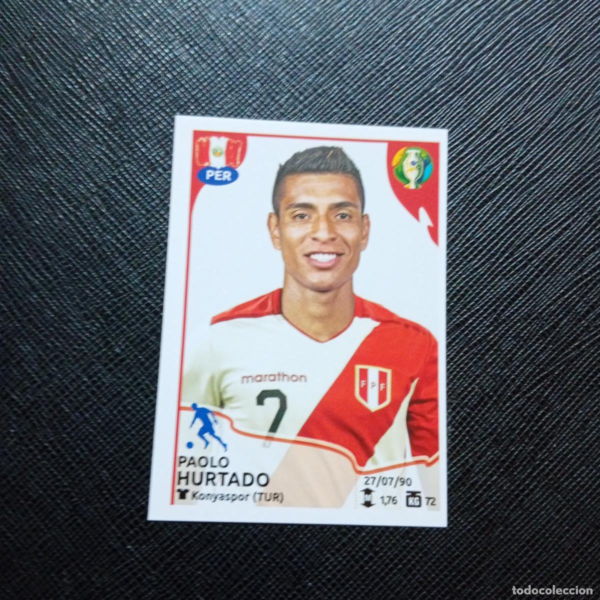 Cromos de f&uacute;tbol: 97 HURTADO PERU PANINI COPA AMERICA BRASIL 2019 CROMO FUTBOL 19 - SIN PEGAR