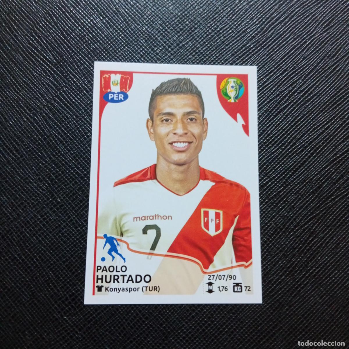 Cromos de f&uacute;tbol: 97 HURTADO PERU PANINI COPA AMERICA BRASIL 2019 CROMO FUTBOL 19 - SIN PEGAR B