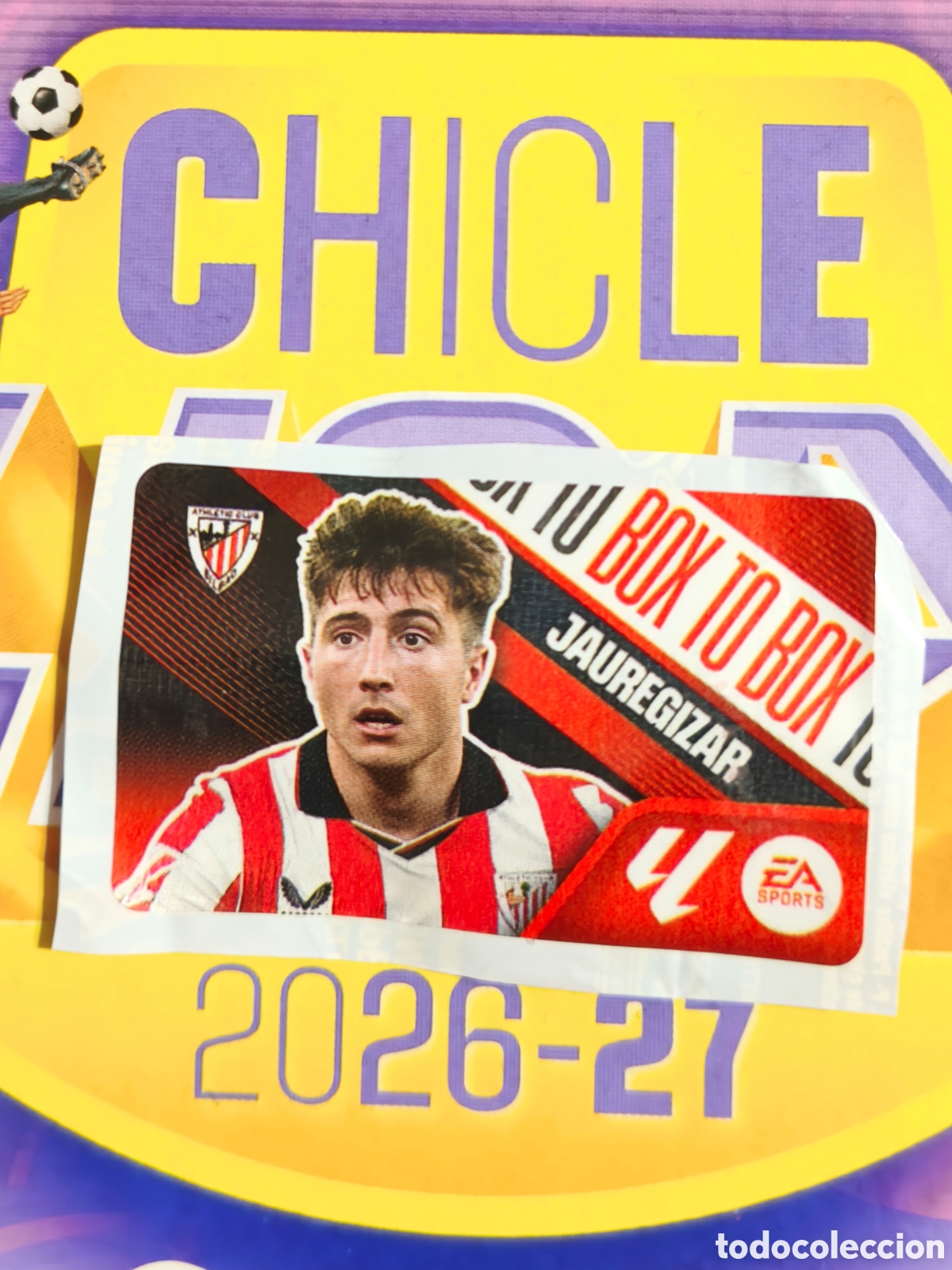 Cromos de f&uacute;tbol: Jauregizar BOX TO BOX Chicle liga este 26/27 Athletic Club