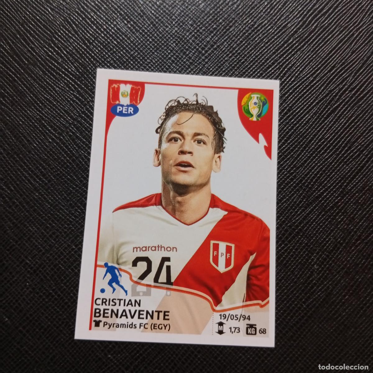Cromos de f&uacute;tbol: 103 BENAVENTE PERU PANINI COPA AMERICA BRASIL 2019 CROMO FUTBOL 19 - SIN PEGAR