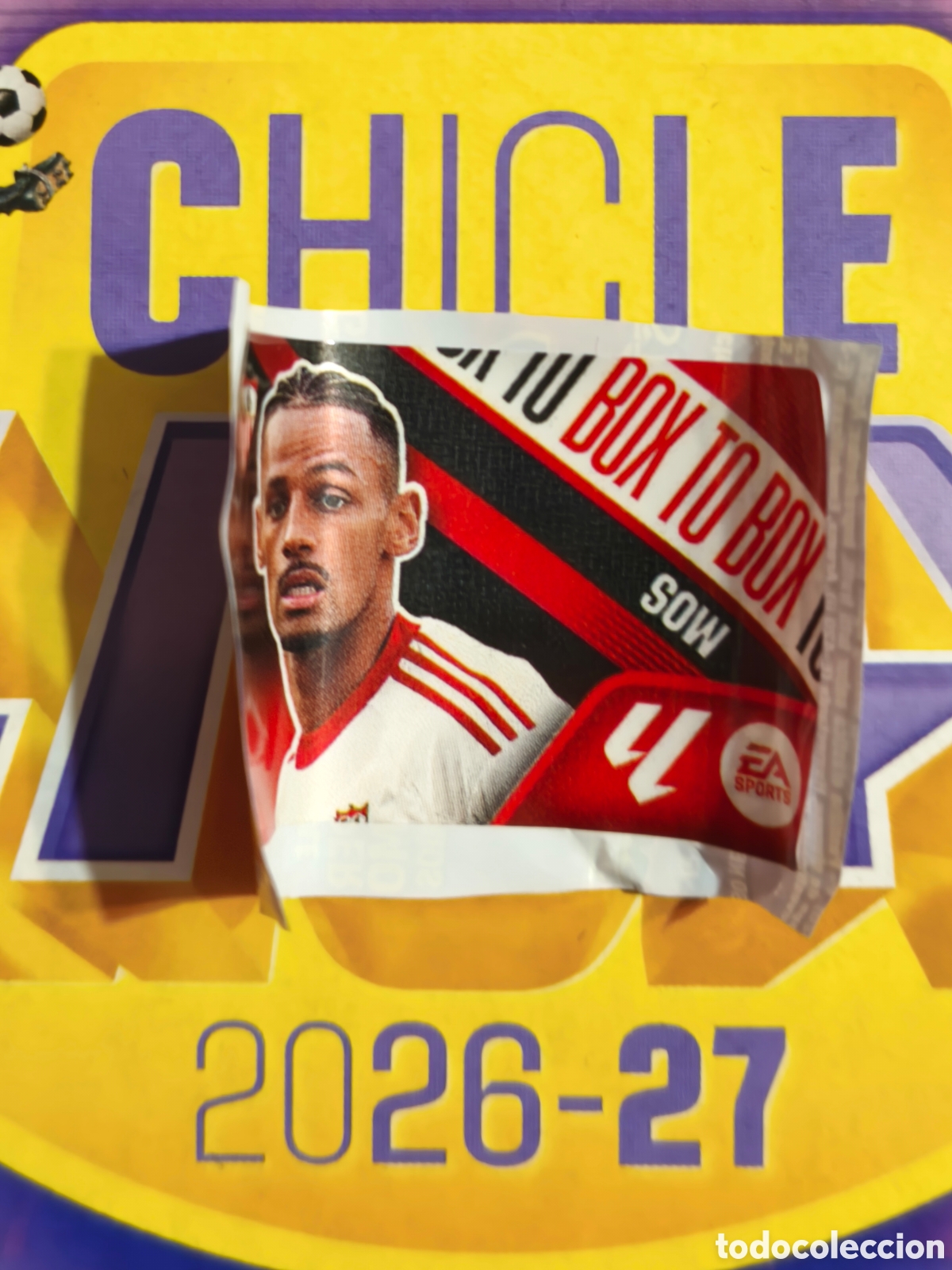 Cromos de f&uacute;tbol: Sow BOX TO BOX Chicle liga este 26/27 Sevilla