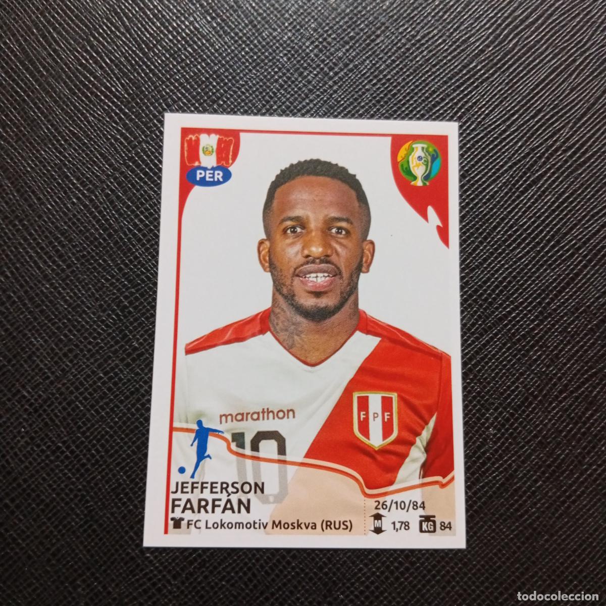 Cromos de f&uacute;tbol: 106 FARFAN PERU PANINI COPA AMERICA BRASIL 2019 CROMO FUTBOL 19 - SIN PEGAR