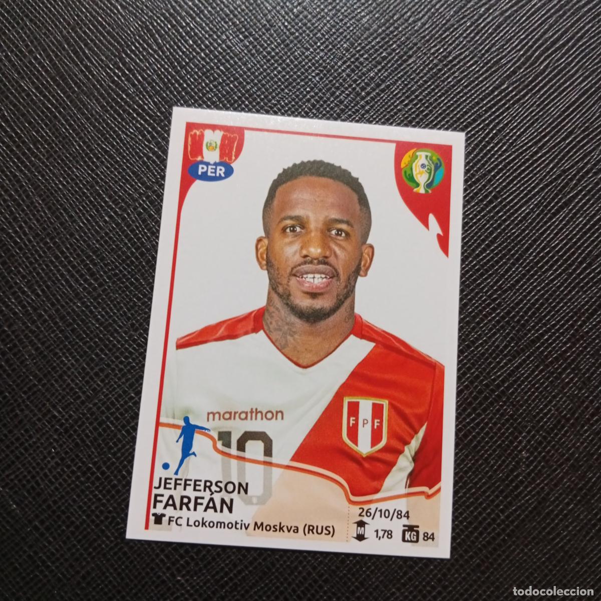 Cromos de f&uacute;tbol: 106 FARFAN PERU PANINI COPA AMERICA BRASIL 2019 CROMO FUTBOL 19 - SIN PEGAR B