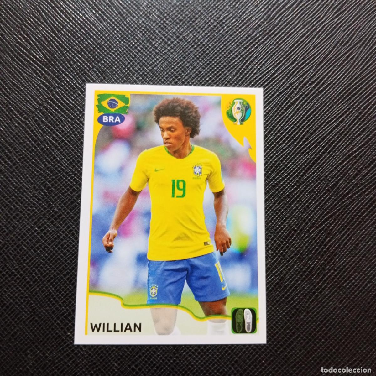 Cromos de f&uacute;tbol: 111 WILLIAN BRASIL PANINI COPA AMERICA BRASIL 2019 CROMO FUTBOL 19 - SIN PEGAR