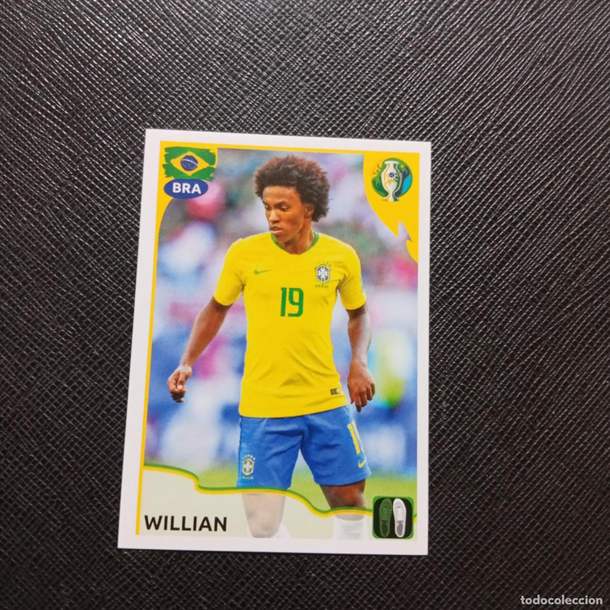 Cromos de f&uacute;tbol: 111 WILLIAN BRASIL PANINI COPA AMERICA BRASIL 2019 CROMO FUTBOL 19 - SIN PEGAR