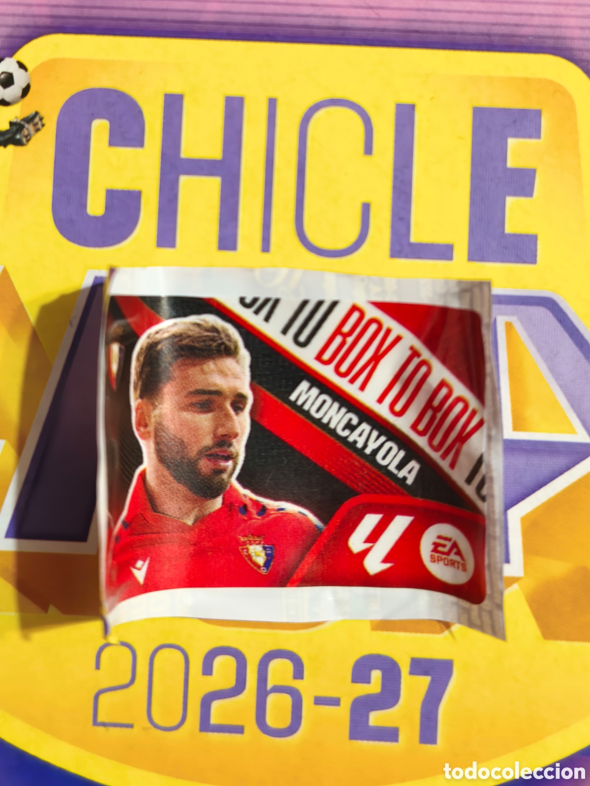 Cromos de f&uacute;tbol: Moncayola BOX TO BOX Chicle liga este 26/27 Osasuna