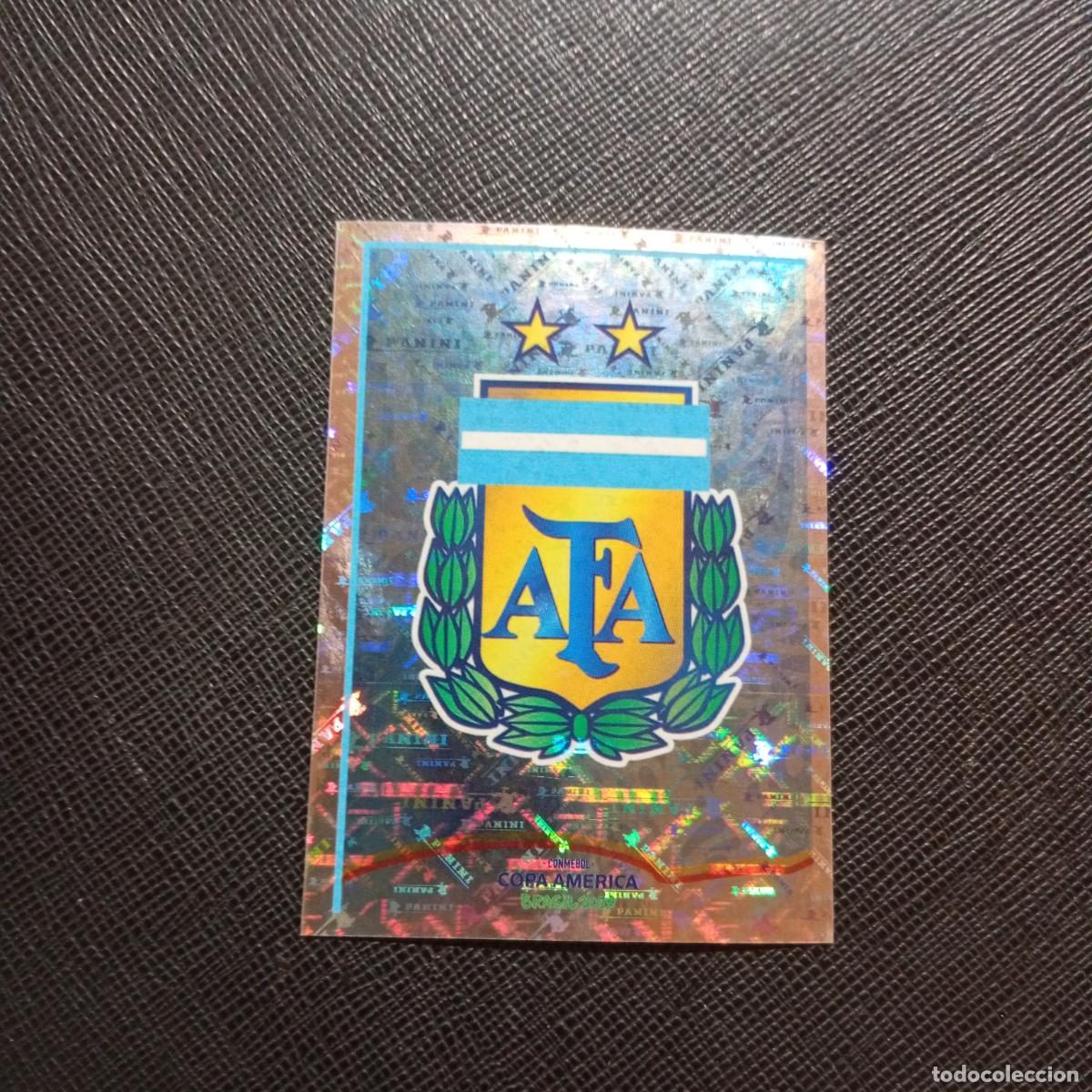 Cromos de f&uacute;tbol: 126 ESCUDO ARGENTINA PANINI COPA AMERICA BRASIL 2019 CROMO FUTBOL 19 - SIN PEGAR