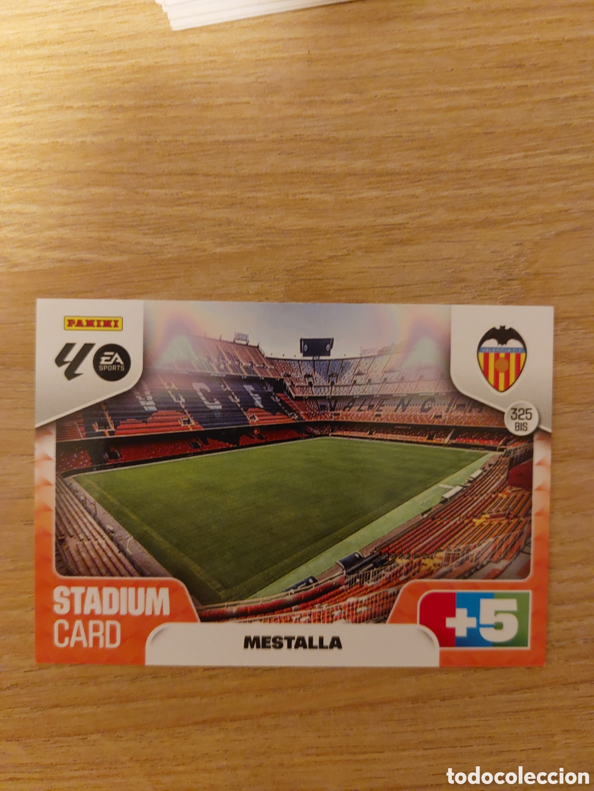 Cromos de f&uacute;tbol: 325 BIS MESTALLA 325BIS VALENCIA ADRENALYN LIGA 25 26 2025 2026 PANINI
