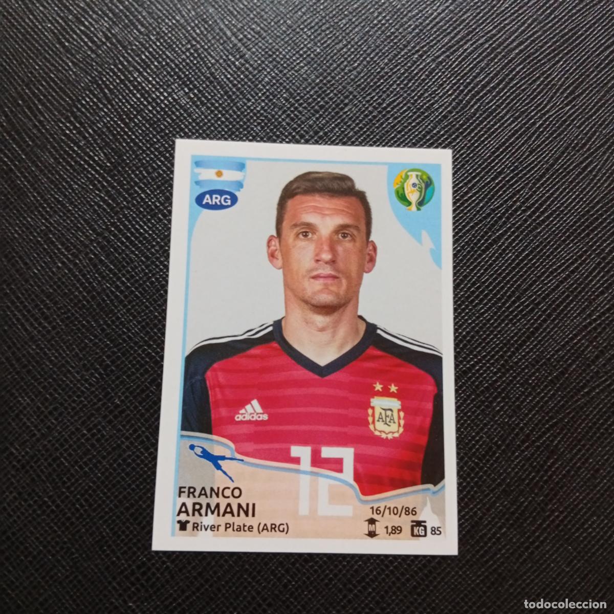 Cromos de f&uacute;tbol: 130 ARMANI ARGENTINA PANINI COPA AMERICA BRASIL 2019 CROMO FUTBOL 19 - SIN PEGAR