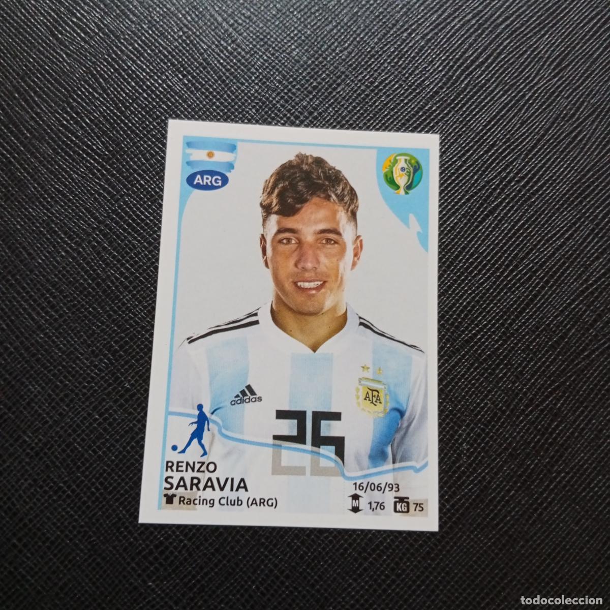 Cromos de f&uacute;tbol: 131 SARAVIA ARGENTINA PANINI COPA AMERICA BRASIL 2019 CROMO FUTBOL 19 - SIN PEGAR