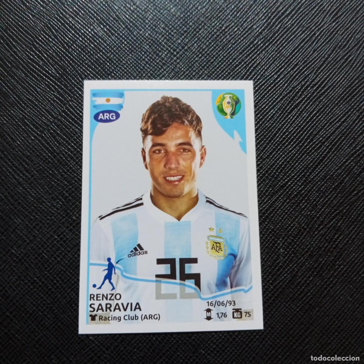 Cromos de f&uacute;tbol: 131 SARAVIA ARGENTINA PANINI COPA AMERICA BRASIL 2019 CROMO FUTBOL 19 - SIN PEGAR B