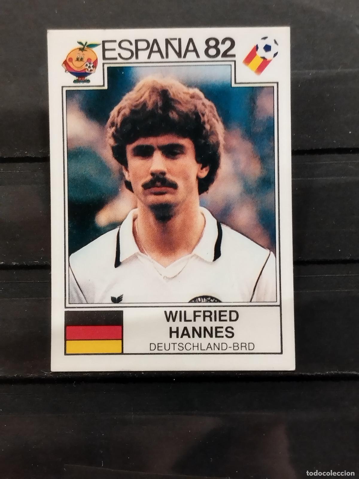 Cromos de Futebol: PANINI. MUNDIAL 82. N&ordm; 115. ALEMANIA. WILFRIED HANNES.
