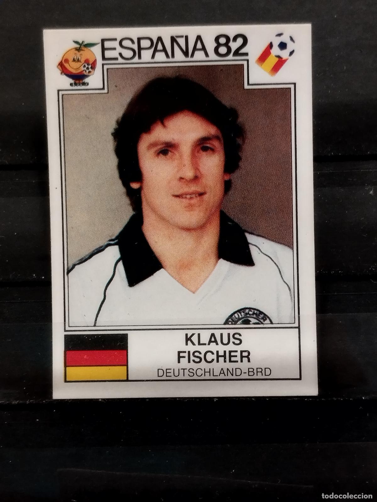 Cromos de Futebol: PANINI. MUNDIAL 82. N&ordm; 125. ALEMANIA. KLAUS FISCHER