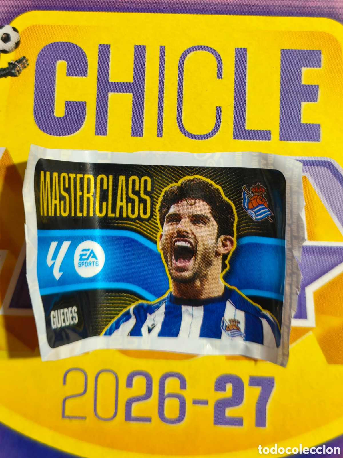 Cromos de f&uacute;tbol: Guedes MASTERCLASS Chicle liga este 26/27 Real Sociedad