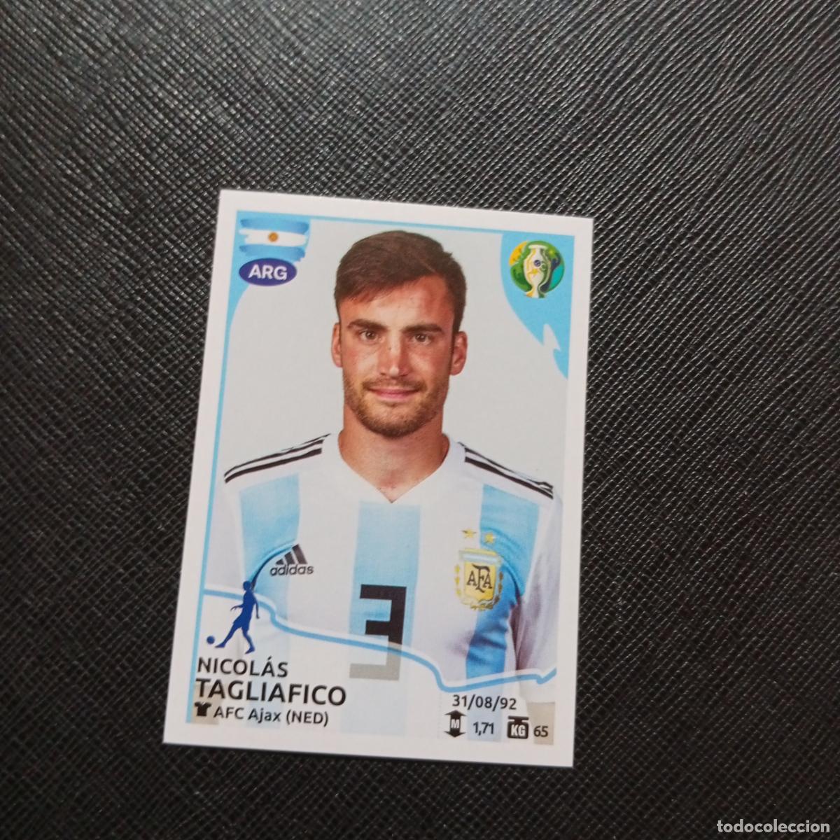 Cromos de f&uacute;tbol: 135 TAGLIAFICO ARGENTINA PANINI COPA AMERICA BRASIL 2019 CROMO FUTBOL 19 - SIN PEGAR