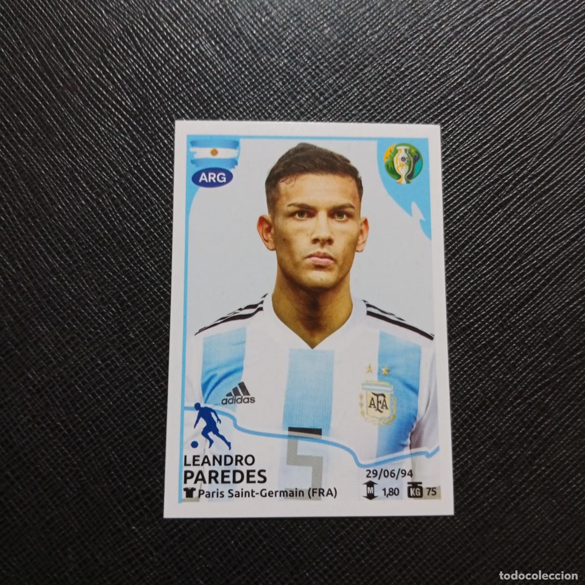 Cromos de f&uacute;tbol: 137 PAREDES ARGENTINA PANINI COPA AMERICA BRASIL 2019 CROMO FUTBOL 19 - SIN PEGAR