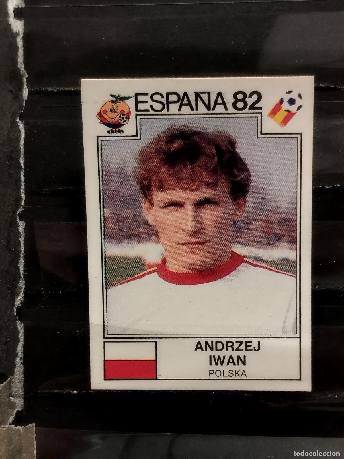Cromos de Futebol: PANINI. MUNDIAL 82. N&ordm; 70. POLONIA. ANDRZEJ IWAN