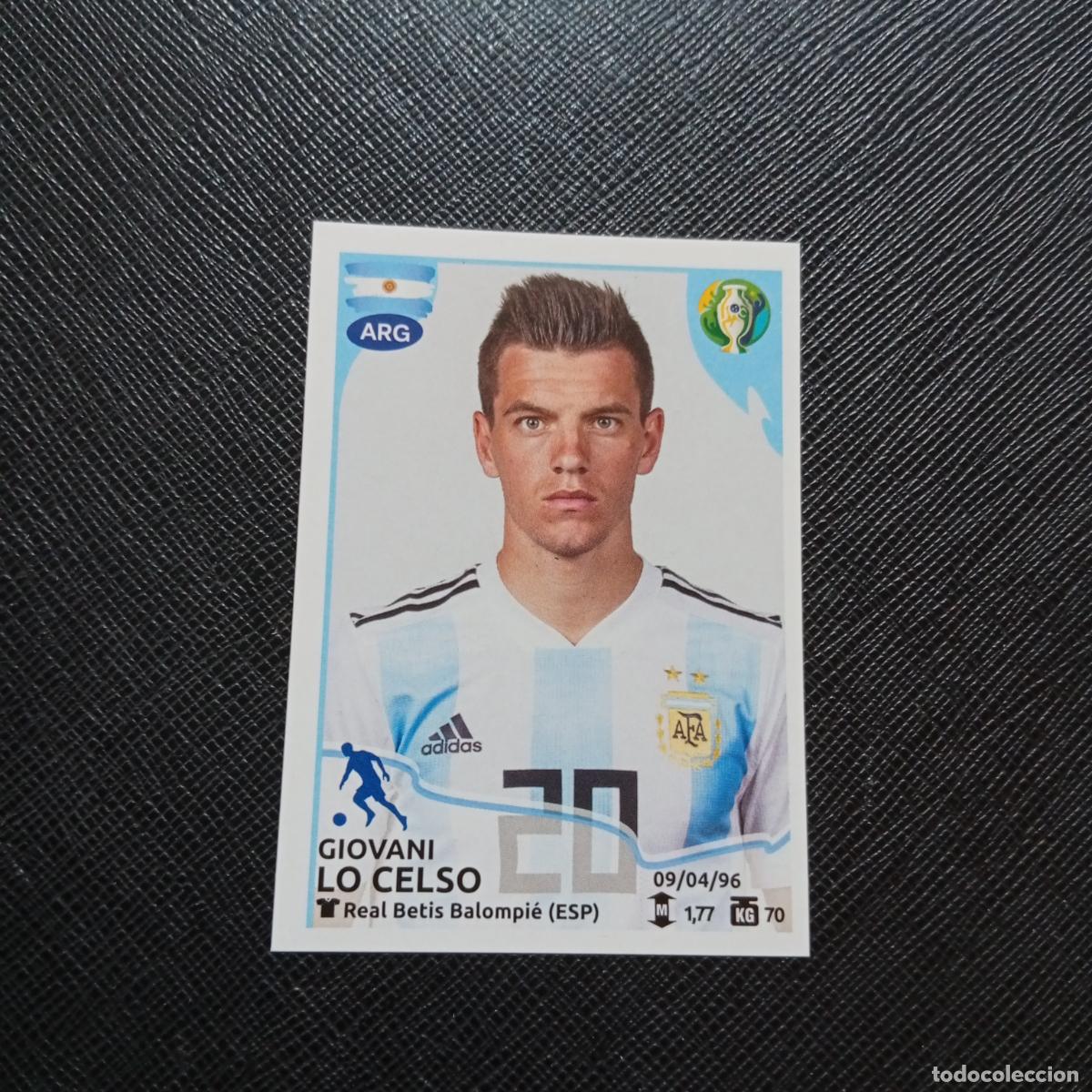 Cromos de f&uacute;tbol: 139 LO CELSO ARGENTINA PANINI COPA AMERICA BRASIL 2019 CROMO FUTBOL 19 - SIN PEGAR