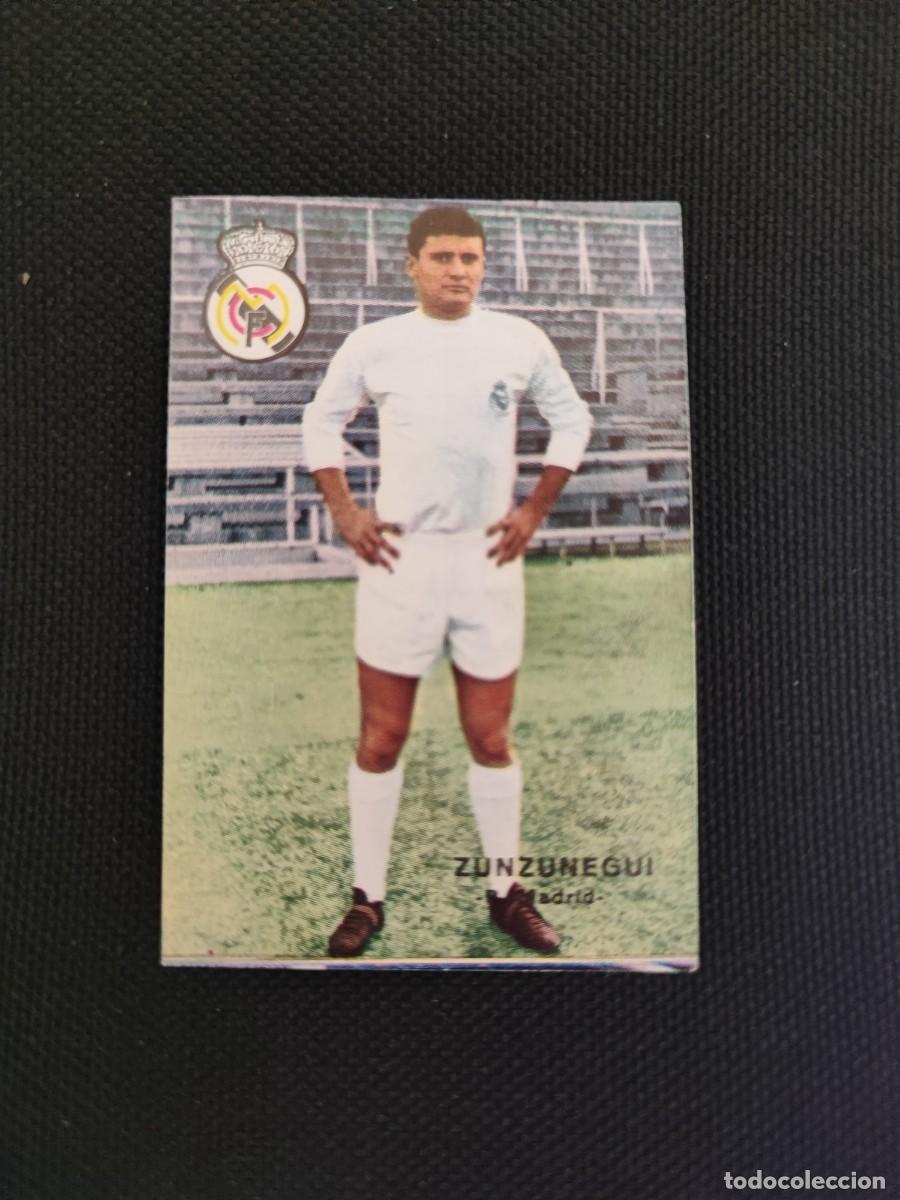 Cromos de f&uacute;tbol: CROMO ZUMZUNEGUI REAL MADRID - FHER CAMPEONATO DE LIGA 1967 1968 67 68 -SIN PEGAR NUEVO