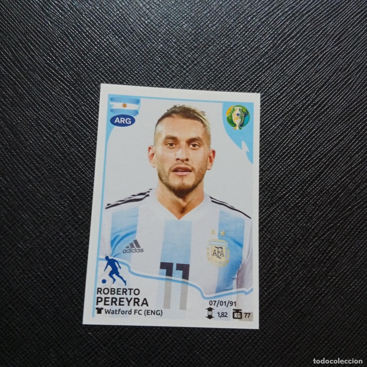 Cromos de f&uacute;tbol: 140 PEREYRA ARGENTINA PANINI COPA AMERICA BRASIL 2019 CROMO FUTBOL 19 - SIN PEGAR
