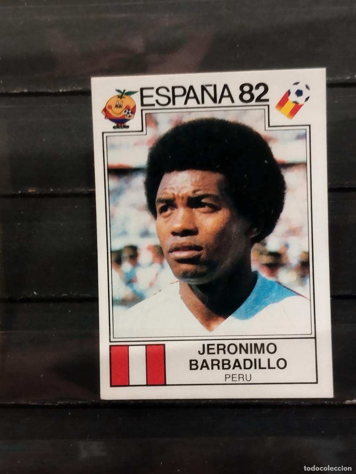 Cromos de Futebol: PANINI. MUNDIAL 82. N&ordm; 86. PERU. JERONIMO BARBADILLO.