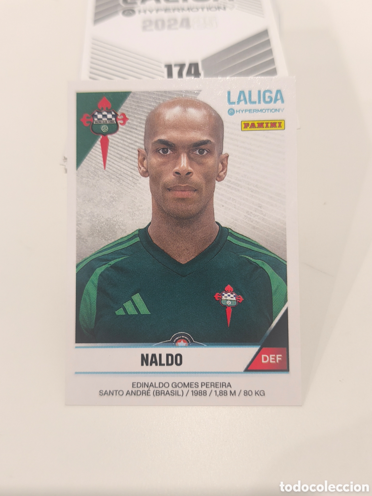 Figurine di Calcio: Cromo Naldo Racing Ferrol 24/25