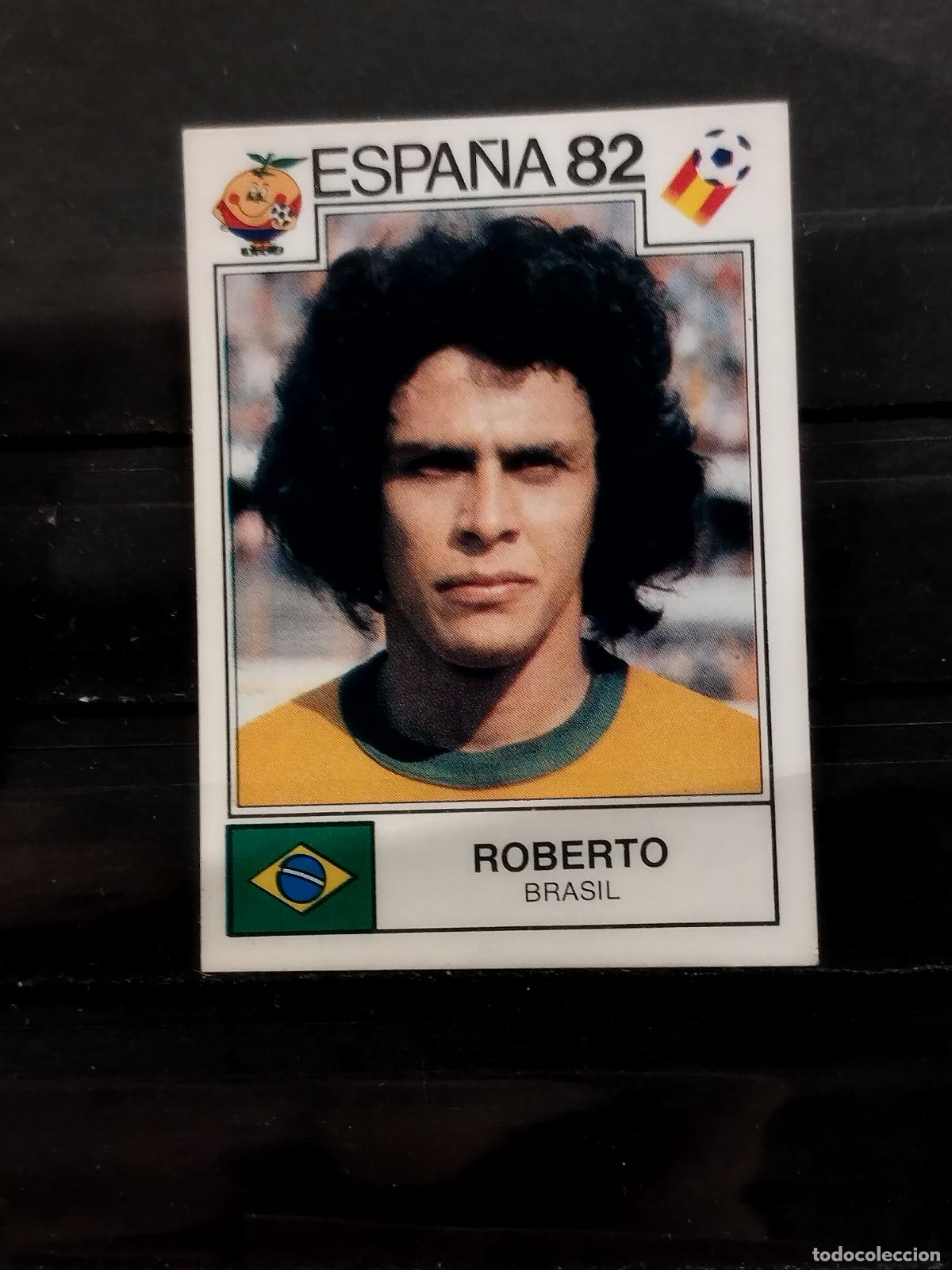 Cromos de Futebol: PANINI. MUNDIAL 82. N&ordm; 379. BRASIL. ROBERTO.