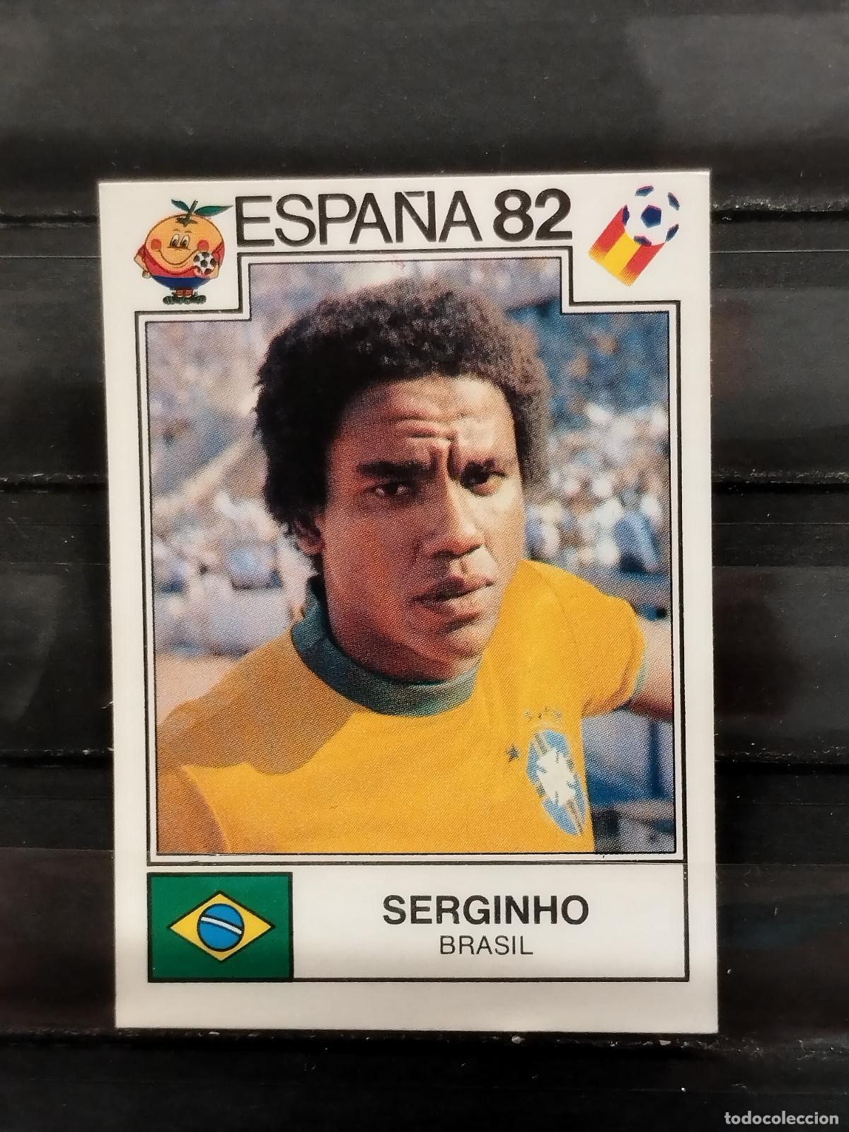 Cromos de Futebol: PANINI. MUNDIAL 82. N&ordm; 378. BRASIL. SERGINHO.