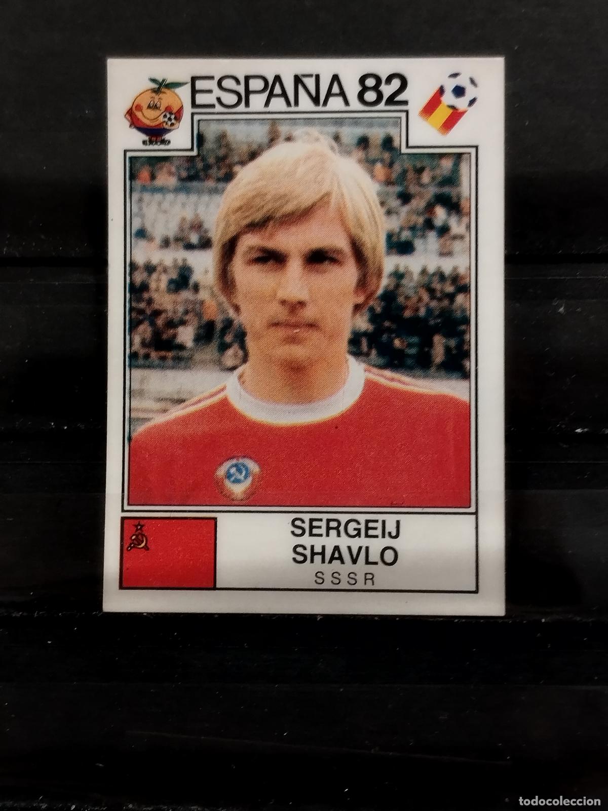 Cromos de Futebol: PANINI. MUNDIAL 82. N&ordm; 391. URSS. SERGEIJ SHAVLO.
