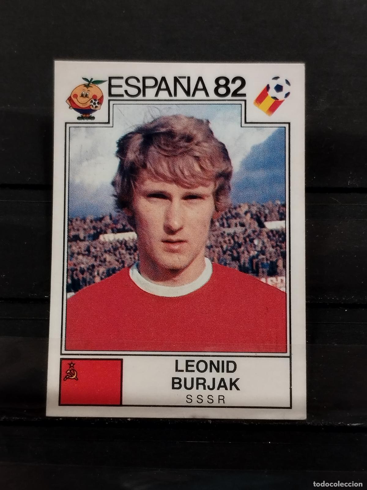 Fu&szlig;ball-Sticker: PANINI. MUNDIAL 82. N&ordm; 394. URSS. LEONID BURJAK