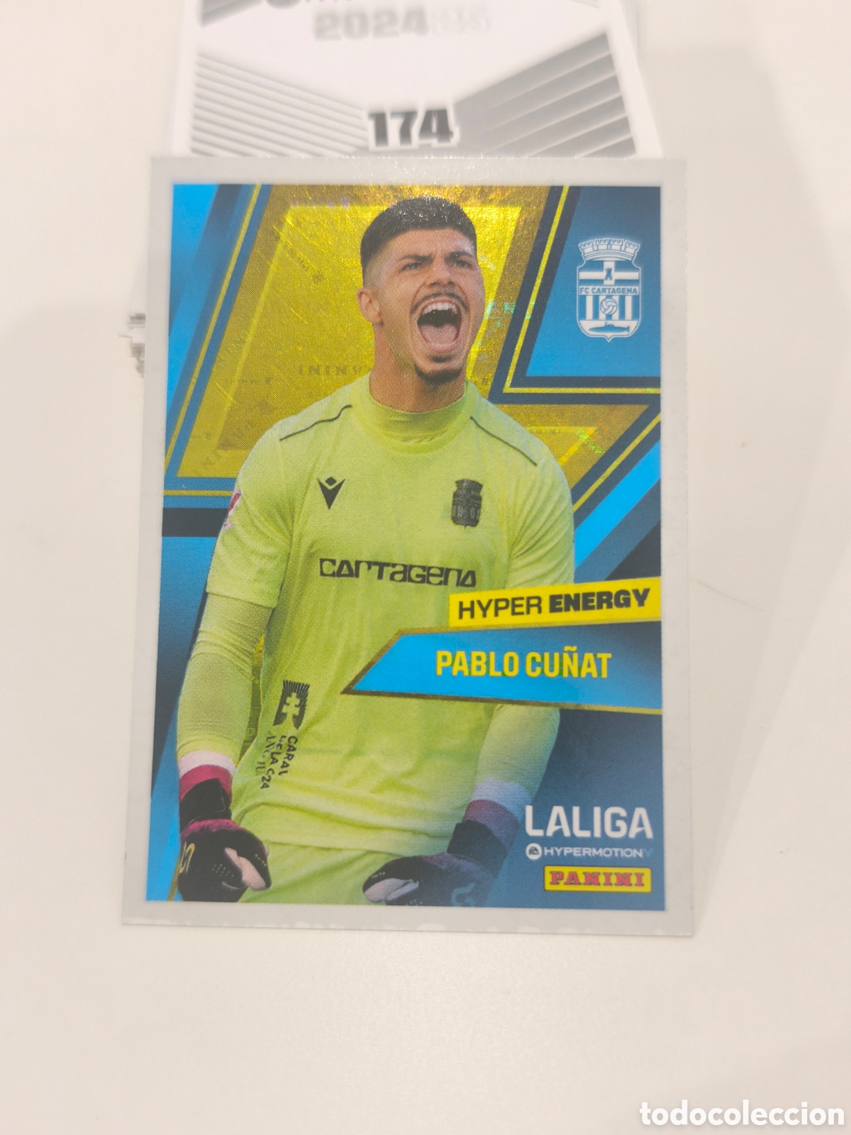Cromos de f&uacute;tbol: Pablo Cu&ntilde;at Cartagena 24/25