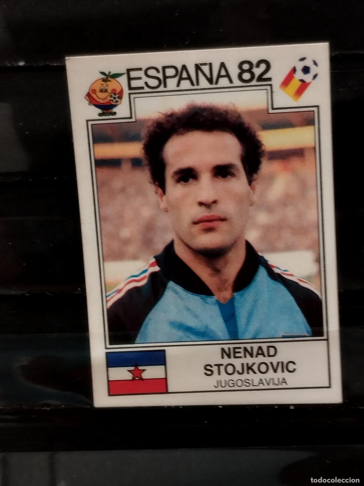 Football Stickers: PANINI. MUNDIAL 82. N&ordm; 316. YUGOSLAVIA. NENAD STOJKOVIC.